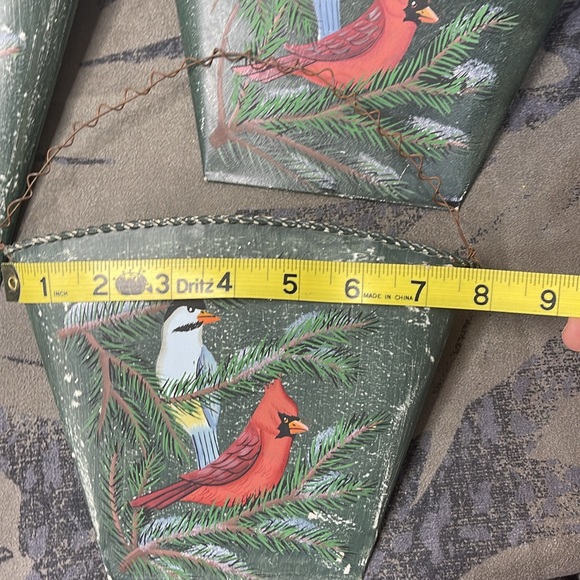 Winter birds wall decor, set of three - Picture 10 of 12